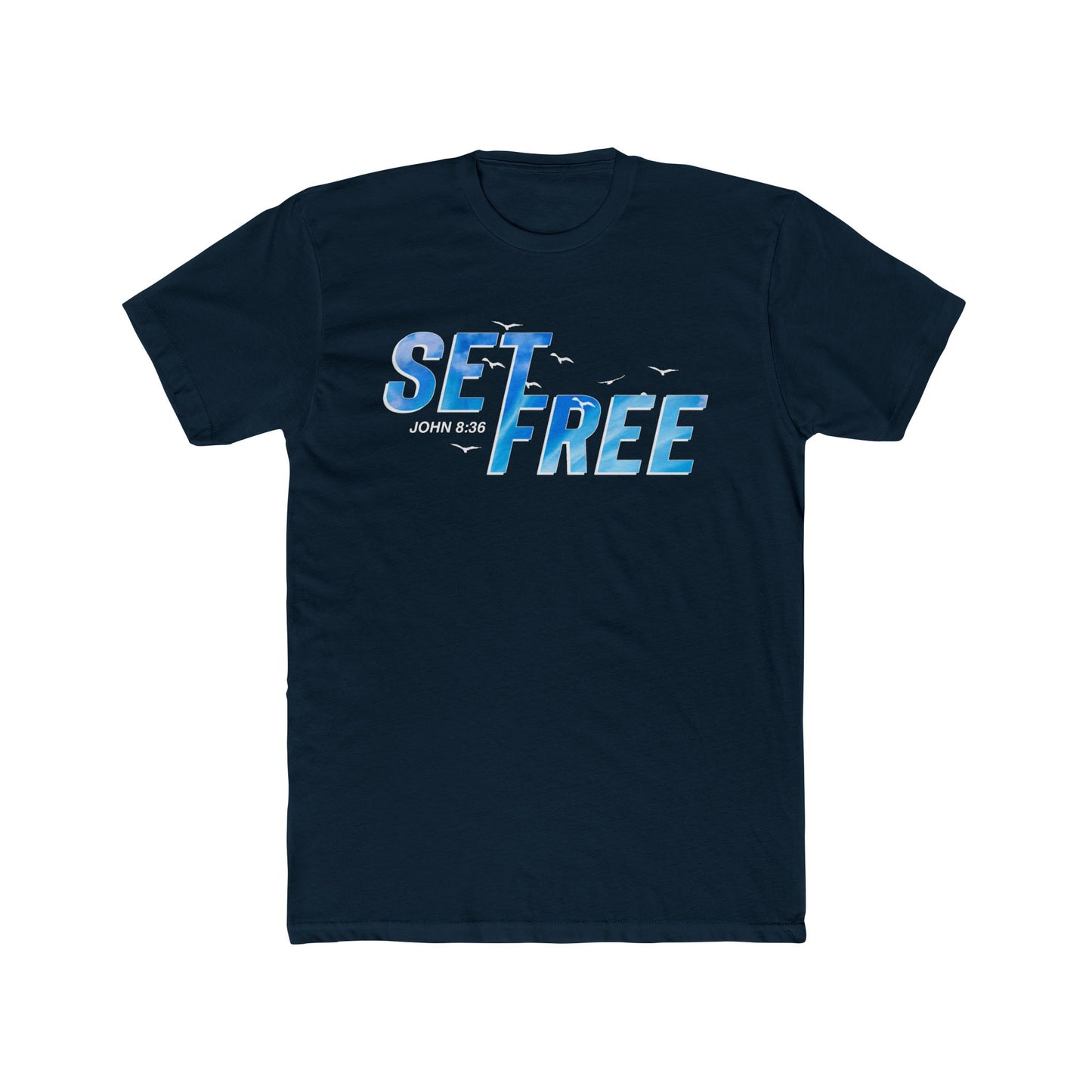 Set Free Tee - Navy Blue