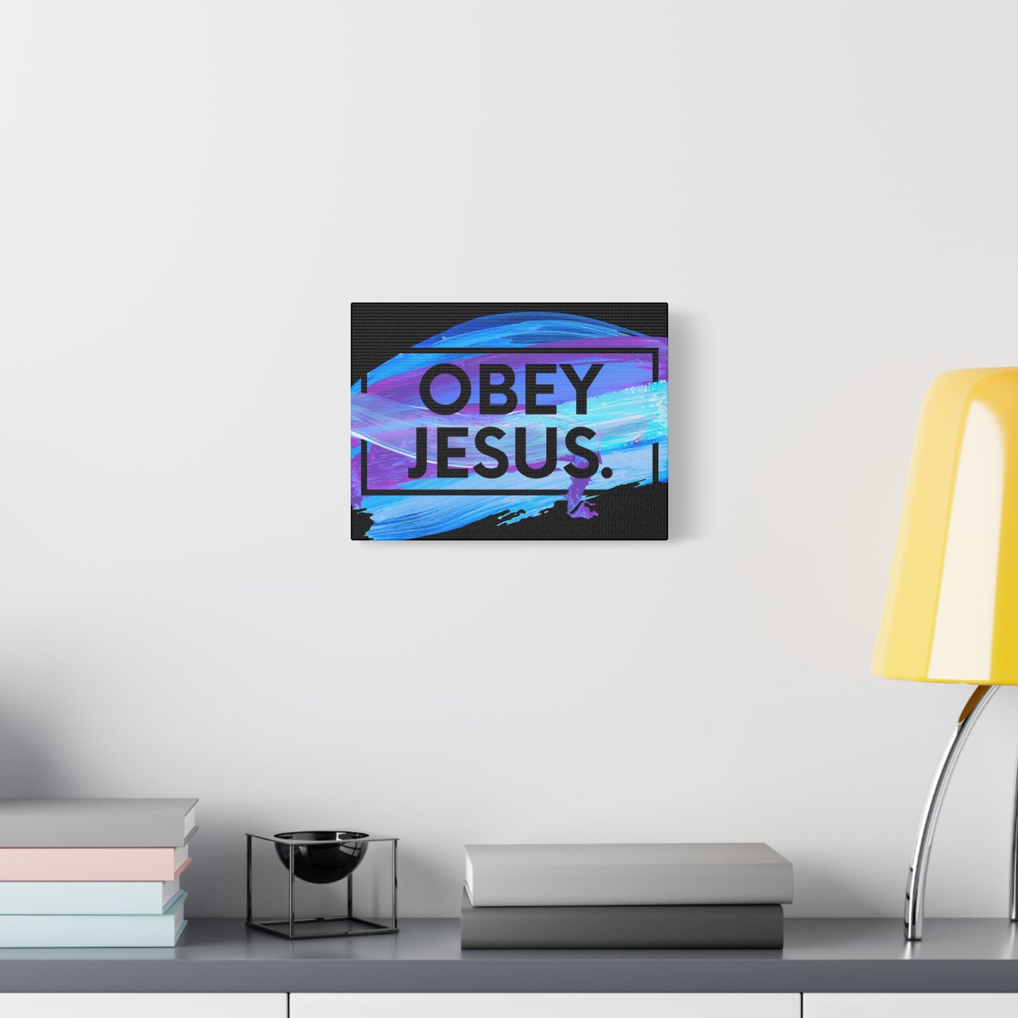Obey Jesus Art Canvas