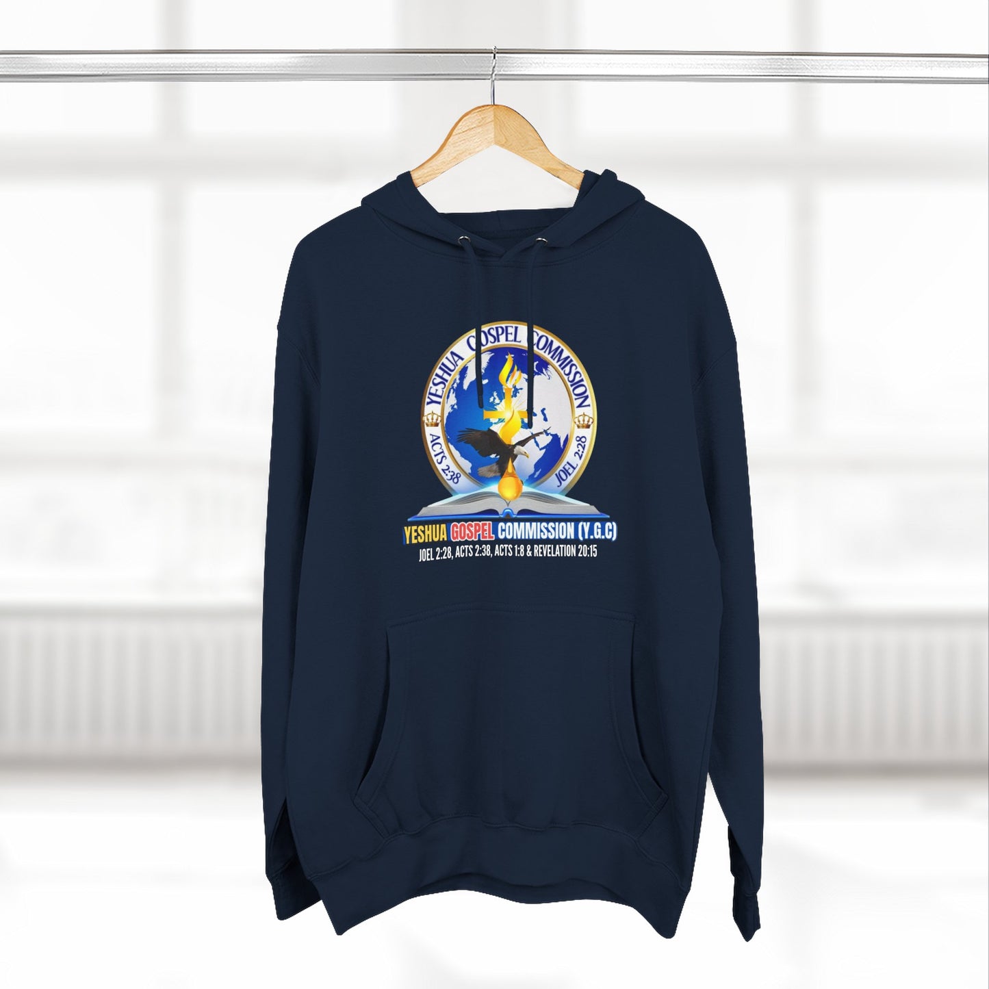 Yeshua Gospel Hoodie - Navy Blue