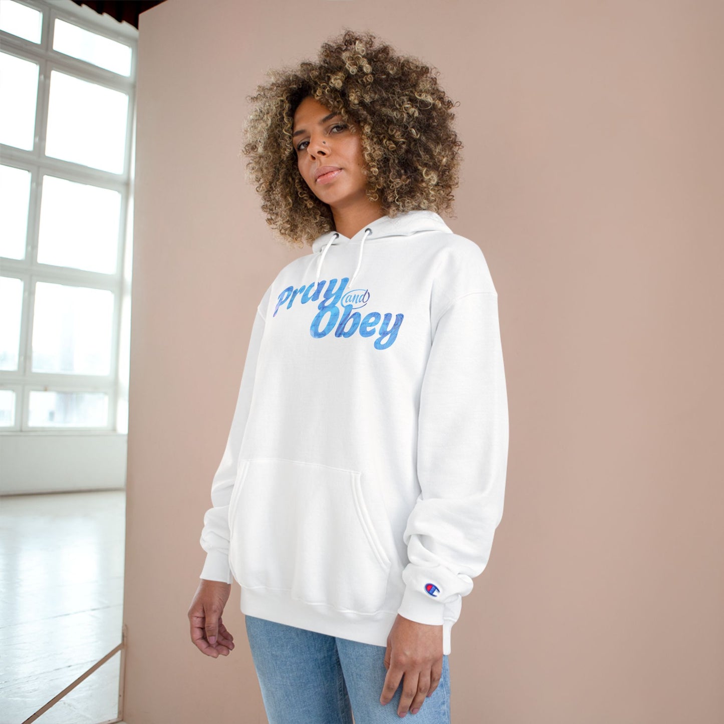 Pray & Obey Hoodie - White
