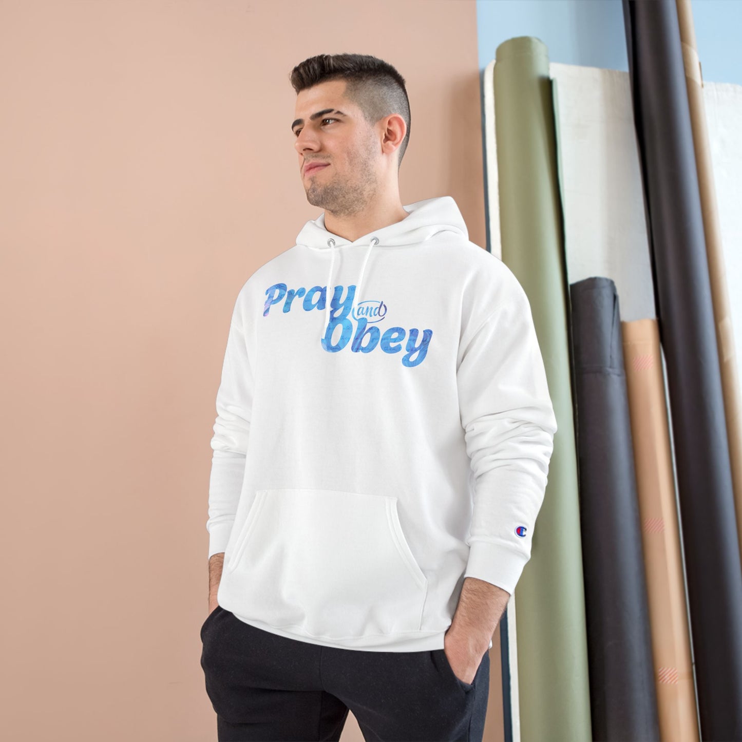 Pray & Obey Hoodie - White