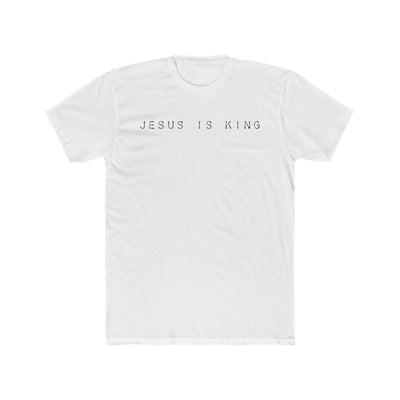 JESUS IS KING Handwritten Tee - White
