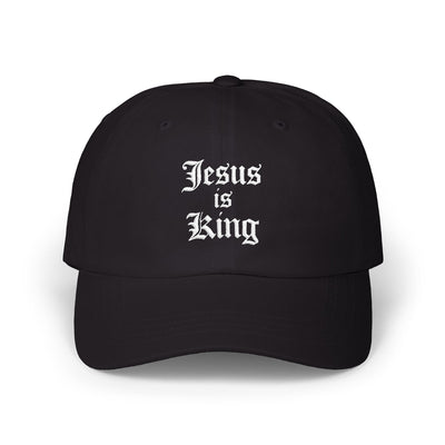 Jesus is King Hat - Black