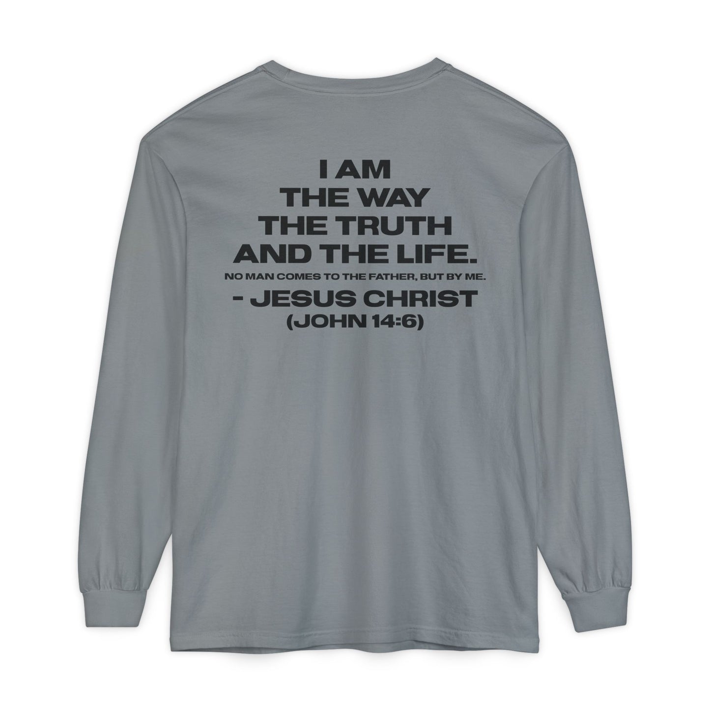 Yeshua Gospel Long Sleeve - Grey