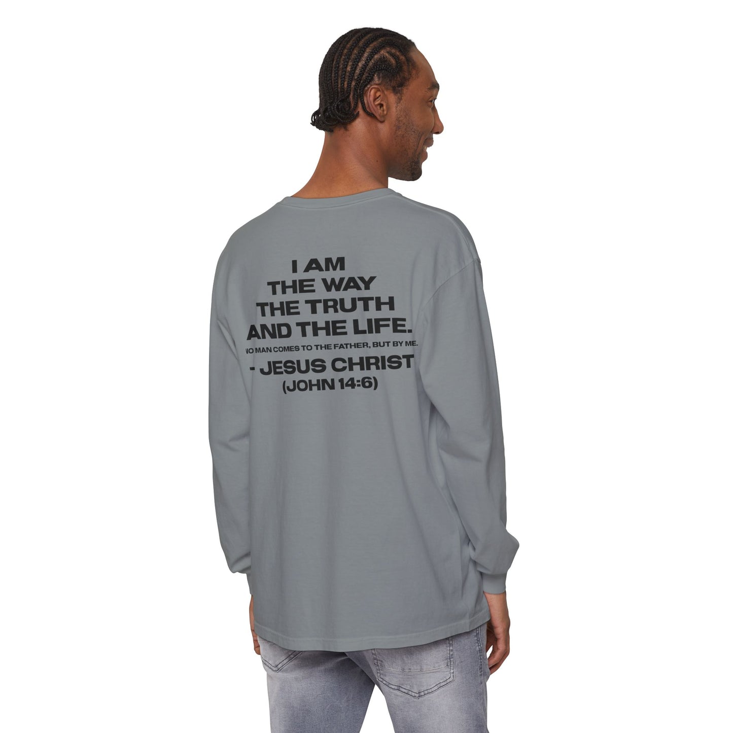 Yeshua Gospel Long Sleeve - Grey